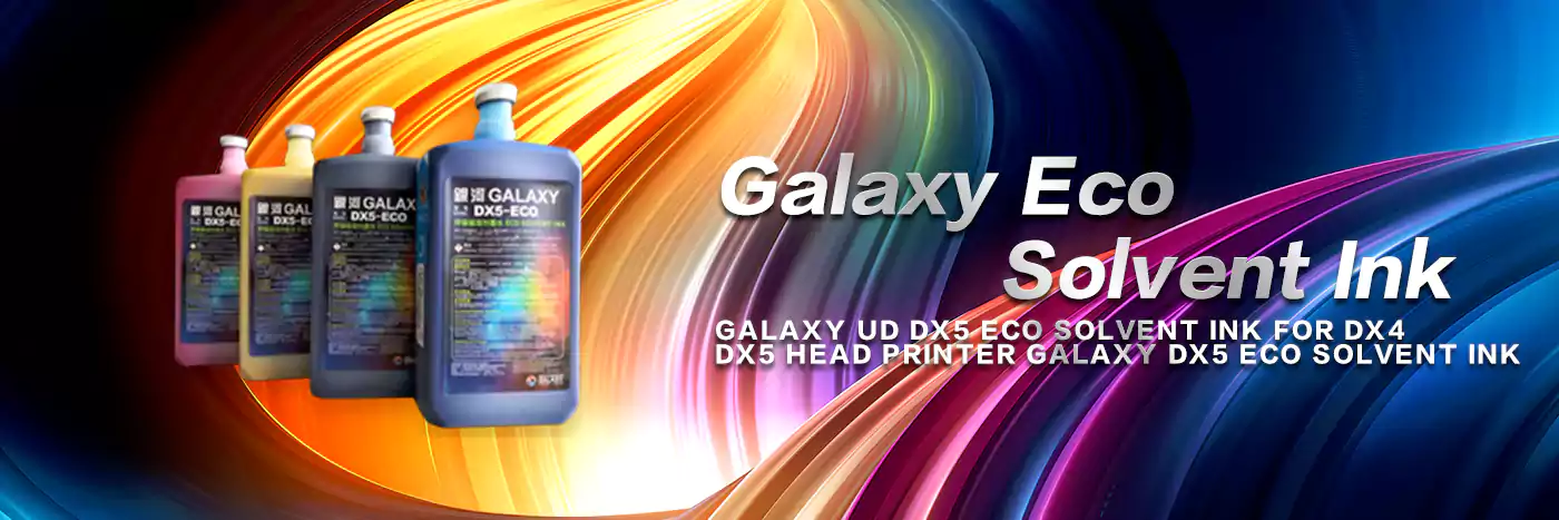 Galaxy eco solvent ink image